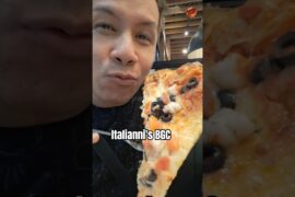 Italianni's BGC Pizza Ceasar Salad #pizza #italiannis #italianfood #salad #bonding #food #shorts