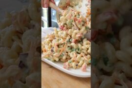 Lighter Macaroni Salad (Greek Yogurt Dressing)