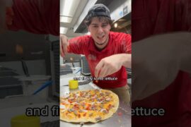 CRUNCHWRAP SUPREME TACO PIZZA?!? #youtube #viral ##shorts #youtubeshorts #trending #food #viralvideo