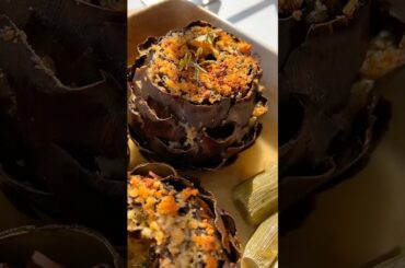 #ITALIANS Make Perfect Stuffed #Artichokes EVERY TIME 🌿🔥 You’ll CRAVE These! #shorts #shortscooking