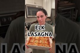 I made pasta with my husband’s ELK MEAT!🤤 #wildgame #recipe