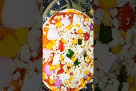 street style pizza🍕 #pizza #food #cooking #indianfood #eveningsnacks #streetfood #viral #shorts