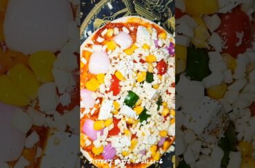 street style pizza🍕 #pizza #food #cooking #indianfood #eveningsnacks #streetfood #viral #shorts