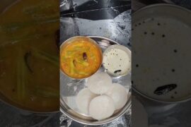 breakfast thali Italy Sambhar chatni 😋😋🍲#youtubeshorts #food #trendingsong #shortvideo #shorts