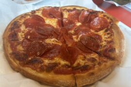 Small double pepperoni
