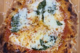 Cheese with basil