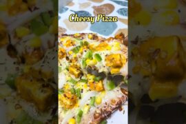 Pizza in 10 Mins.. Yummy and Cheesy | Bread Pizza recipe | Indian style pizza #pizza #shorts