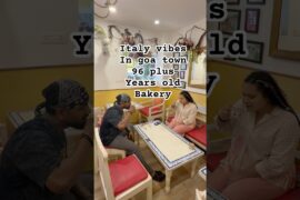 Italy vibes in this town of goa cafe n bars we went to 96 years old bakery comment for details