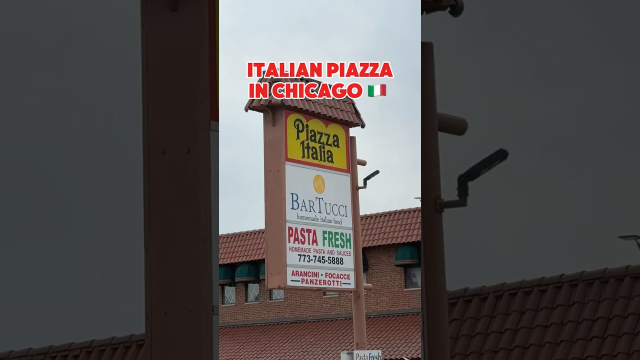Italian piazza in Chicago serving up authentic Italian food Italian piazza in Chicago serving up authentic Italian food
