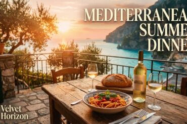 Mediterranean Summer Dinner Music | Relaxing Italian & Spanish Acoustic Ambiance for Cooking