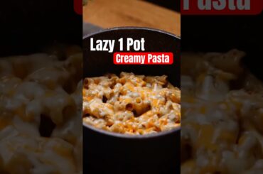 Stop washing dishes! 🍝 Creamy 1-Pot French Onion Pasta