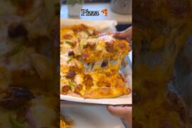 Home made pizza 🍕 #pizza #shorts #trending #food #explore #cooking #recipe #chalocookkarein #fyp