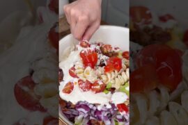 Let freedom ring 🇺🇸 BLT pasta salad #cookingvideo #pastasaladrecipe