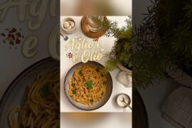Lazy Day Comfort Food: Italian Aglio e Olio 🥰💛 …Sizzling Garlic & Olive Oil 🫶🏻🤌🏻