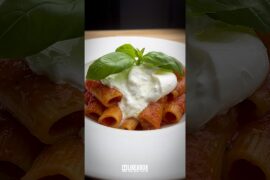 Burrata & tomato rigatoni 🇮🇹 #italy #italianfood #rigatoni #foodlover #recipe