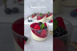 Panna Cotta Recipe 🧁 #recipe #shorts #trending #easyrecipe #pannacotta #jelly #pudding #ytshorts