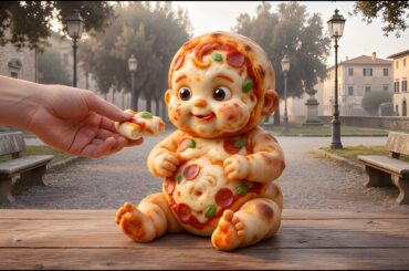 ASMR Mukbang: Cute AI Food Babies Try Italian Food 🍕👶|| Oddly Satisfying AI ASMR