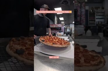 The Crispiest Pepperoni Pizza You’ll See Today 😳 #foodlover#food #foodie #asmr #pizza #eat #cooking