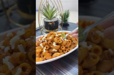 Cheesy Masala Pasta🍝 #viralvideo #food #shortsviral #recipe #pastarecipe #eveningsnacks #spicyfood