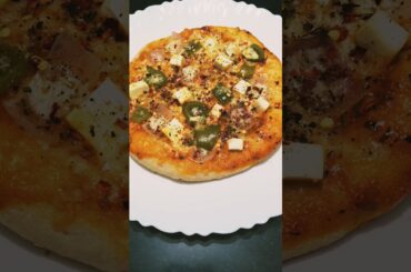 Kadhai Veg Loaded Pizza 🍕 | No Oven Pizza Recipe in 15 Min #shorts#trending #viral#ytshorts