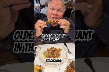 Oldest Restaurant in the World  #easyrecipes  #food #foodie #cookingshow #spaintravel #madrid