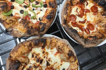 Sunday night pizza is becoming a tradition.