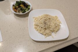 Made "traditional" alfredo with spaghetti