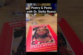Fresh pasta, Italian wine & poetry by Dr.Stella Nyanzi' at Dametto Nudeln.  #booktube #poetry