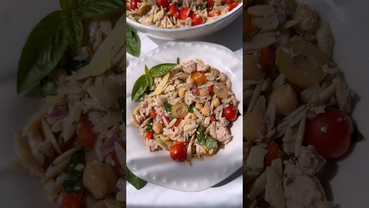 This Mediterranean Orzo Salad Keeps Me Full for Hours This Mediterranean Orzo Salad Keeps Me Full for Hours