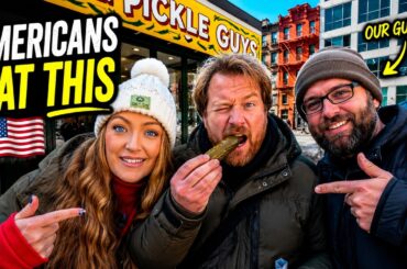 Irish Couple React to NYC Food 🇺🇸