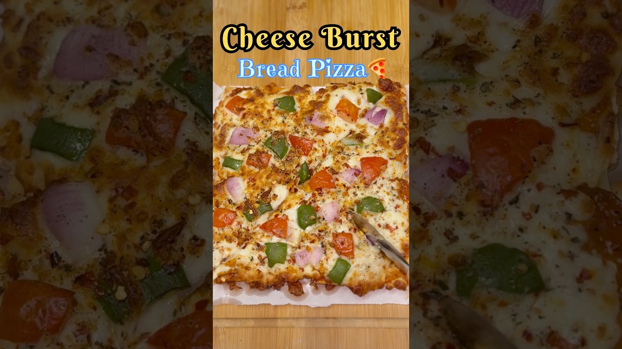 Cheese Burst Bread Pizza🍕 #pizza #breadpizza #snacks #shorts #youtubeshorts Cheese Burst Bread Pizza🍕 #pizza #breadpizza #snacks #shorts #youtubeshorts
