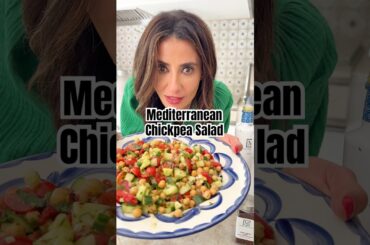 Mediterranean Chickpea Salad (Chickpea Recipe) #chickpeas