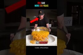 Bro said more Egg Yolks in Pasta 🤯 #shorts #pasta
