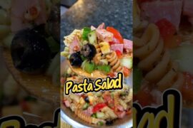 Summer Pasta Salad #pastasalad #viral #foodie #pasta #shorts #recipe #cookingshorts #fyp