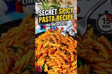 Don't Scroll! Best Quick Spicy Pasta Ever 🤤#shorts #shortsfeed