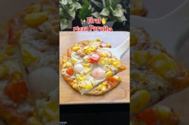 Viral Pizza Paratha Recipe 😍 Cheese Burst Style #shorts
