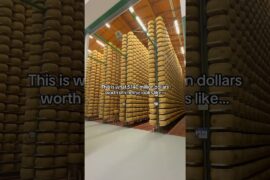 Parmigiano Reggiano: unofficial National Bank of Italy 🇮🇹🏦🧀 #italy #food #travel #foodie #shorts