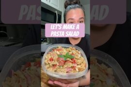Throwback post! PASTA SALAD 😩#summerready #bbq #pastasalad #cookwithme #recipe