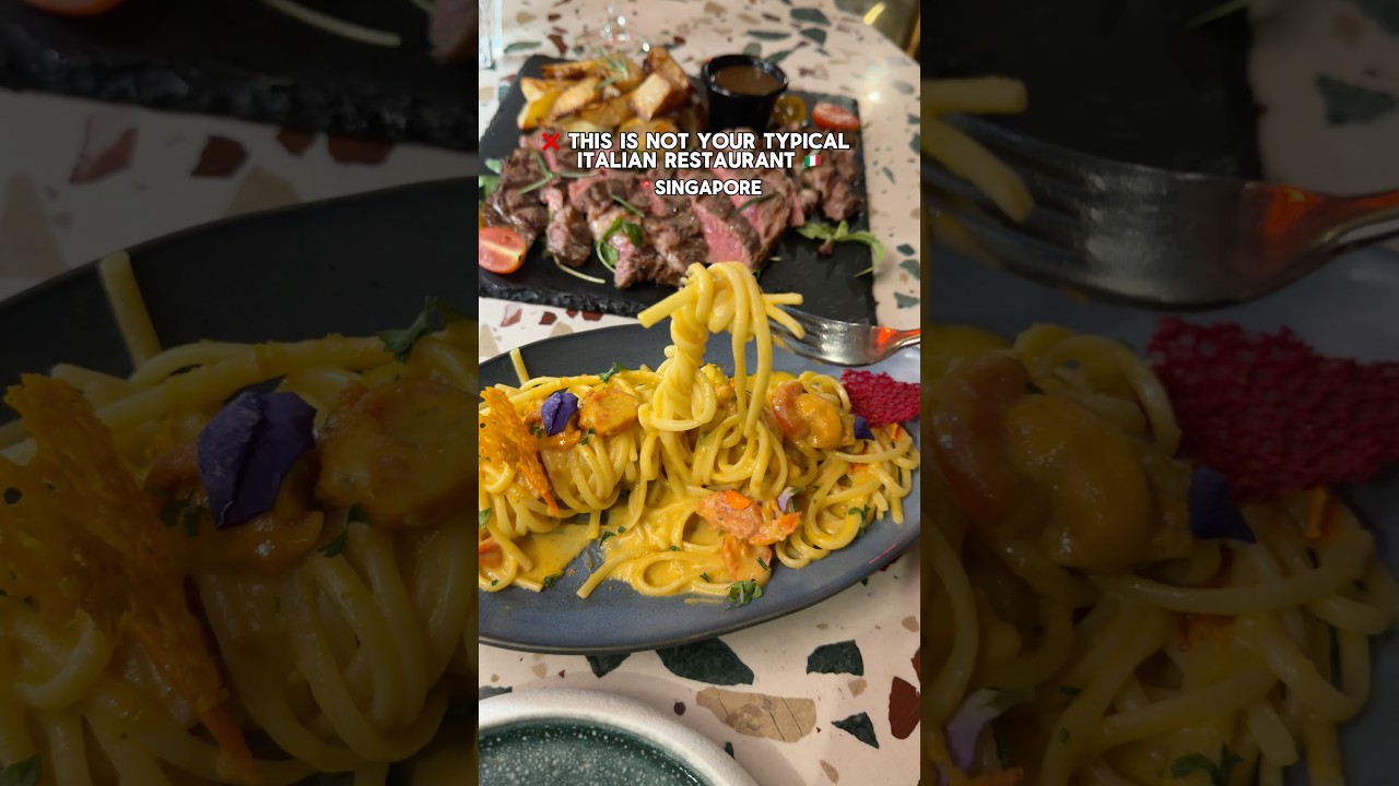 ❌This is not your typical Italian restaurant in Singapore 🇮🇹🇸🇬 ❌This is not your typical Italian restaurant in Singapore 🇮🇹🇸🇬