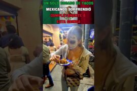 Un solo bocado de tacos mexicanos sorprendió completamente a esta gringa #shorts