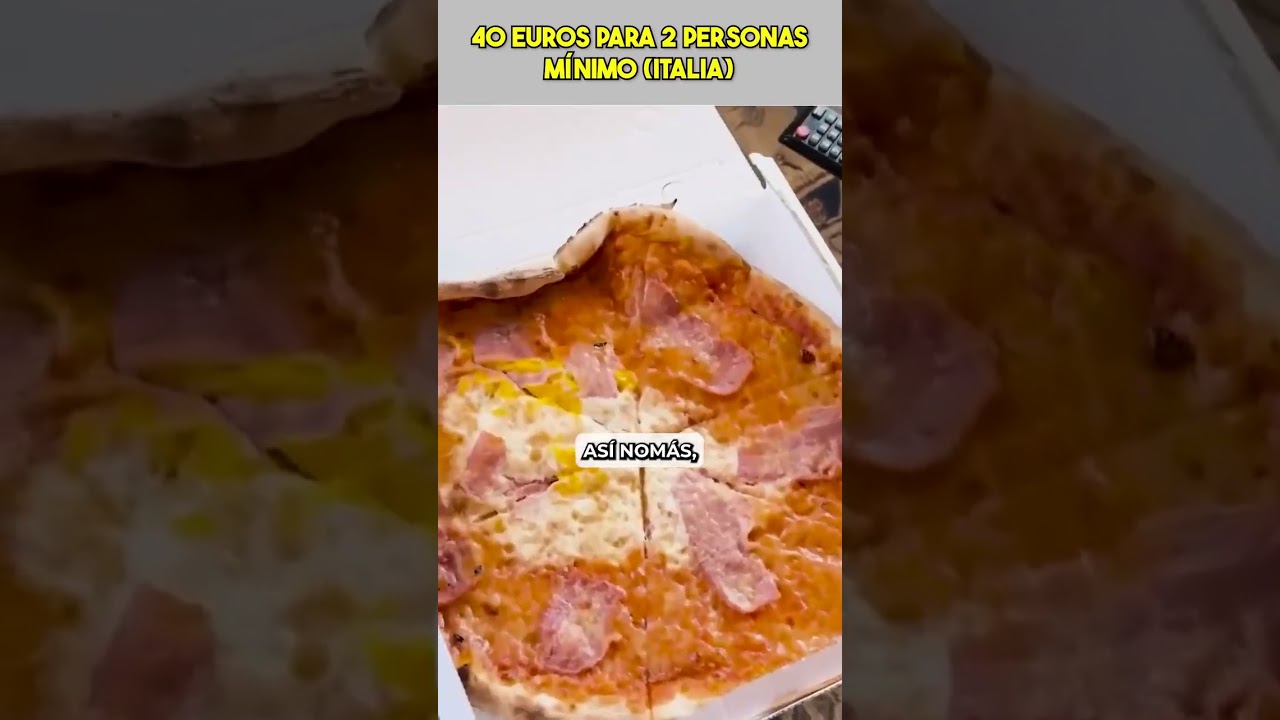 ¿40 euros por comer en Italia? Lo que debes saber de los precios ¿40 euros por comer en Italia? Lo que debes saber de los precios
