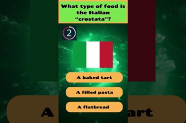 🏆 Italian Cuisine Trivia: Crostata