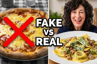 Does authentic Italian food exist in the North of England?