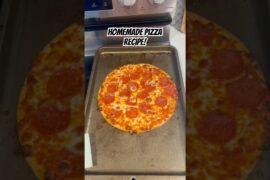 Homemade pizza recipe! #viral #tutorial #food #gordonramsay #joke