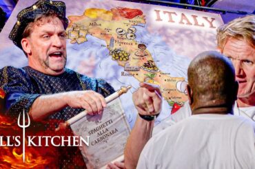 Chef Ramsay Challenges the Teams to Master Authentic Italian Dishes | Hell's Kitchen