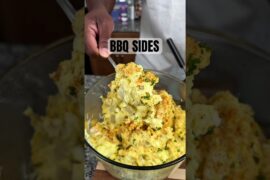 Best 3 bbq sides and yes the Mac has eggs #macandcheese #sides #onestopchop