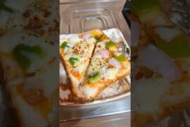 Bread pizza #food #youtubeshorts #cooking