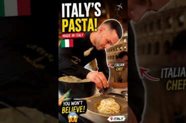 Italy pasta preperation by italian chef 😲 #viral #food #cooking #lunch #foodfreaks