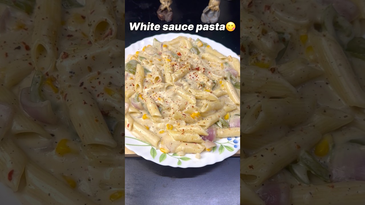 White sauce pasta recipe😋#ytshorts #pastatime #music #recipe #cooking #shorts #viral #youtube #yt White sauce pasta recipe😋#ytshorts #pastatime #music #recipe #cooking #shorts #viral #youtube #yt