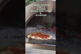 I made wood fire pizzas for dinner at my wife’s birthday party!